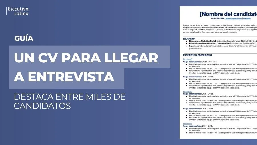 Foto de portada para el post que explica cómo hacer un CV que te genera más entrevistas laborales cuando estás buscando trabajo
